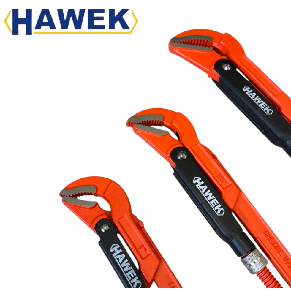 Комплект Водопроводни Ключове HAWEK 45° - 1", 1.5" и 2" Хром-Ванадиева Стомана Комплект Водопроводни Ключове HAWEK 45° - 1", 1.5" и 2" Хром-Ванадиева Стомана
