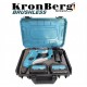 Акумулаторен Професионален Ударен Перфоратор / Бормашина 36V 10AH KRONBERG Мощен и Безчетков с 2 Батерии Зарядно Устройство и Куфар
