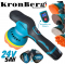 Акумулаторна Полирмашина 24V 5AH KRONBERG 125мм с 2 Батерии и Регулация на Обороти Машина за Полиране и Пастиране