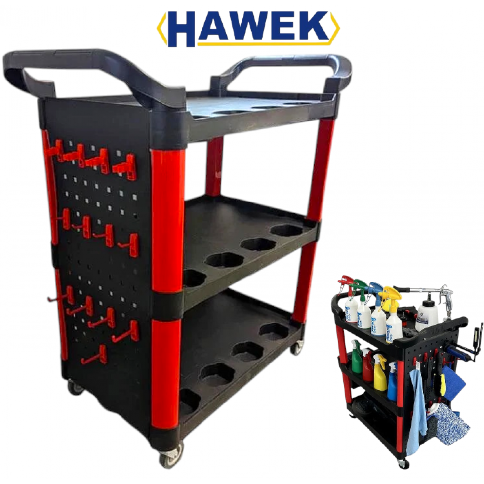 Количка за Инструменти HAWEK HW-1203 3 рафта Количка за Инструменти HAWEK HW-1203 3 рафта
