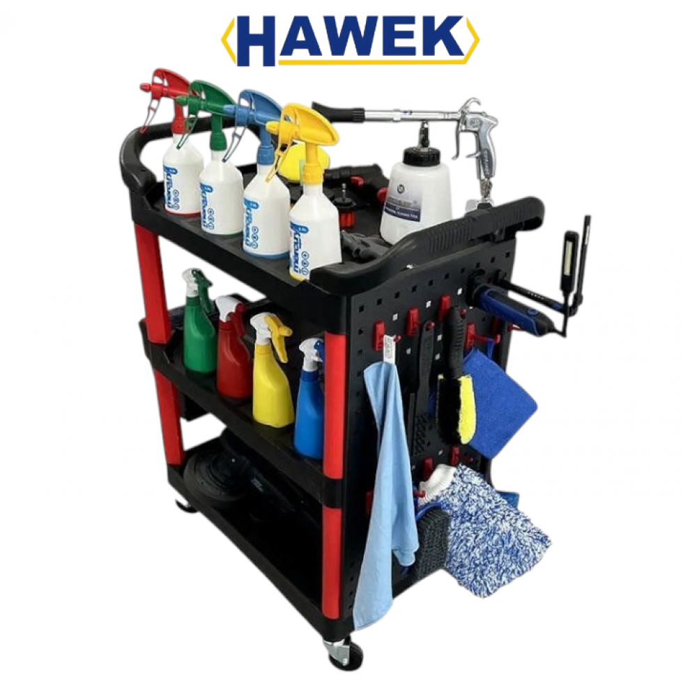 Количка за Инструменти HAWEK HW-1203 3 рафта Количка за Инструменти HAWEK HW-1203 3 рафта