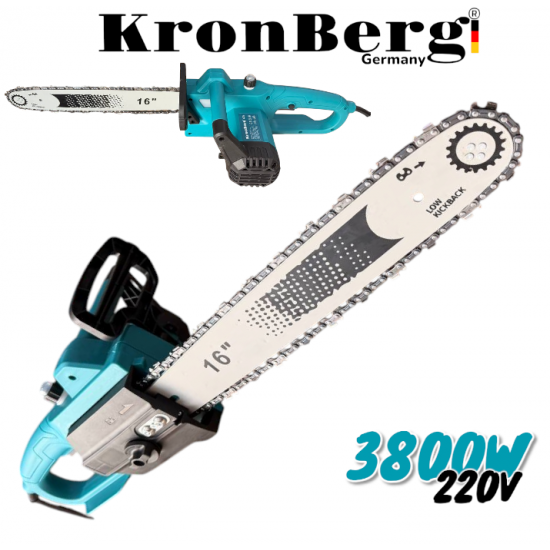 Електрическа Резачка за Дърва KRONBERG 3800W 220V 40см Електрическа Резачка за Дърва KRONBERG 3800W 220V 40см