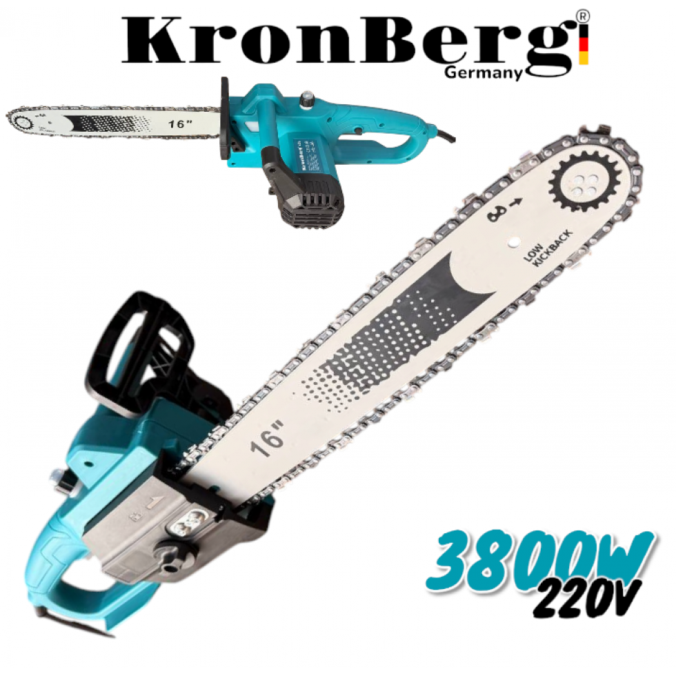 Електрическа Резачка за Дърва KRONBERG 3800W 220V 40см Електрическа Резачка за Дърва KRONBERG 3800W 220V 40см