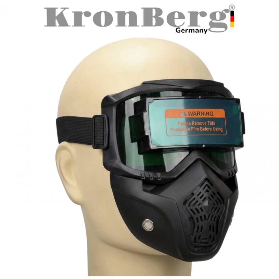Автоматична Соларна Маска за Заваряване KRONBERG Шлем Автоматична Соларна Маска за Заваряване KRONBERG Шлем