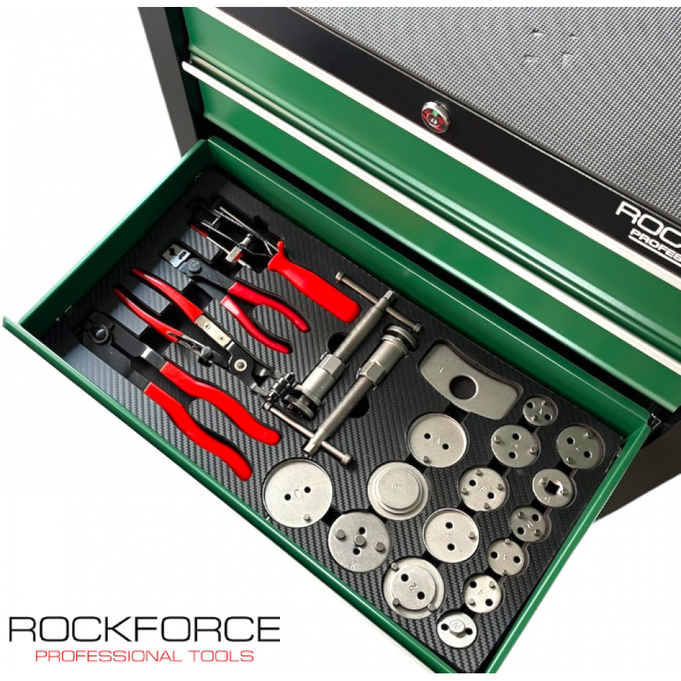 Шкаф с Инструменти 240 части 5 чекмеджета ROCKFORCE Шкаф с Инструменти 240 части 5 чекмеджета ROCKFORCE
