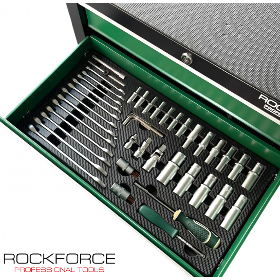 Шкаф с Инструменти 240 части 5 чекмеджета ROCKFORCE Шкаф с Инструменти 240 части 5 чекмеджета ROCKFORCE