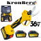 Професионална Акумулаторна Лозарска Ножица 36V 8,0AH KRONBERG 2 Батерии и Куфар