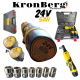 Акумулаторна Безчеткова Тресчотка 24V 5AH 90Nm KRONBERG 2 Батерии и Куфар с комплект вложки