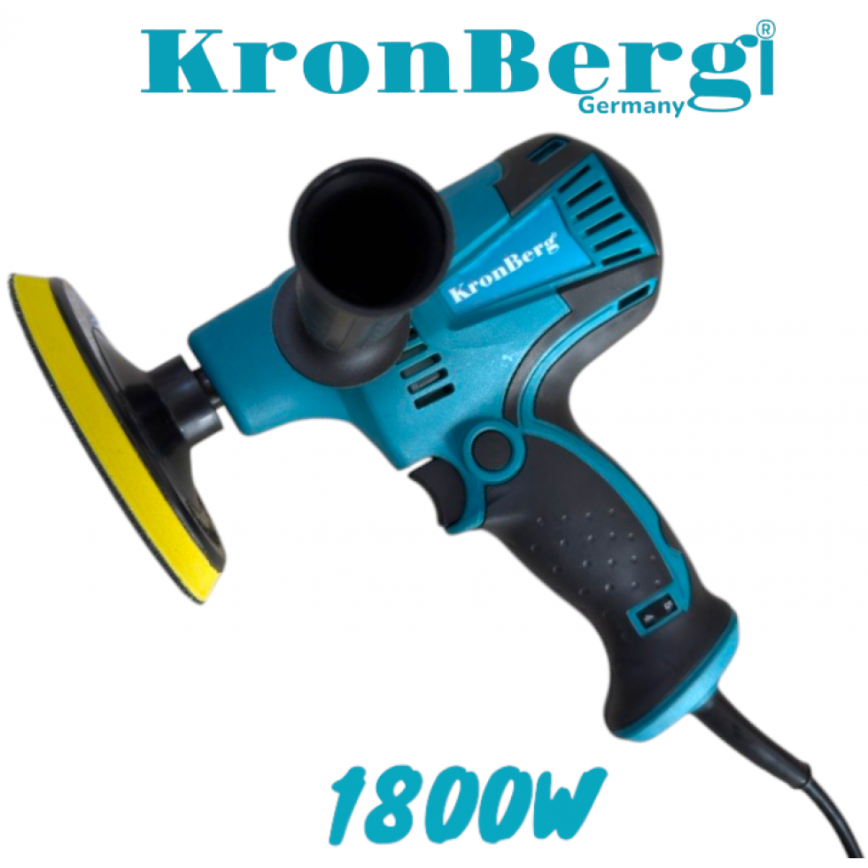 Електрическа Полирмашина 125мм 24V 5AH KRONBERG Машина за Полиране 220V с Регулация на Обороти Електрическа Полирмашина 125мм 24V 5AH KRONBERG Машина за Полиране 220V с Регулация на Обороти