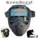 2в1 Телоподаващо с Инверторен Електрожен 400A KRONBERG Заваръчен Апарат до 5мм + Соларен Шлем