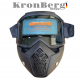 2в1 Телоподаващо с Инверторен Електрожен 400A KRONBERG Заваръчен Апарат до 5мм + Соларен Шлем