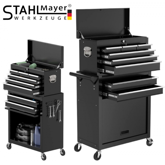 Количка за Инструменти с Горен Шкаф STAHLMAYER 28-79