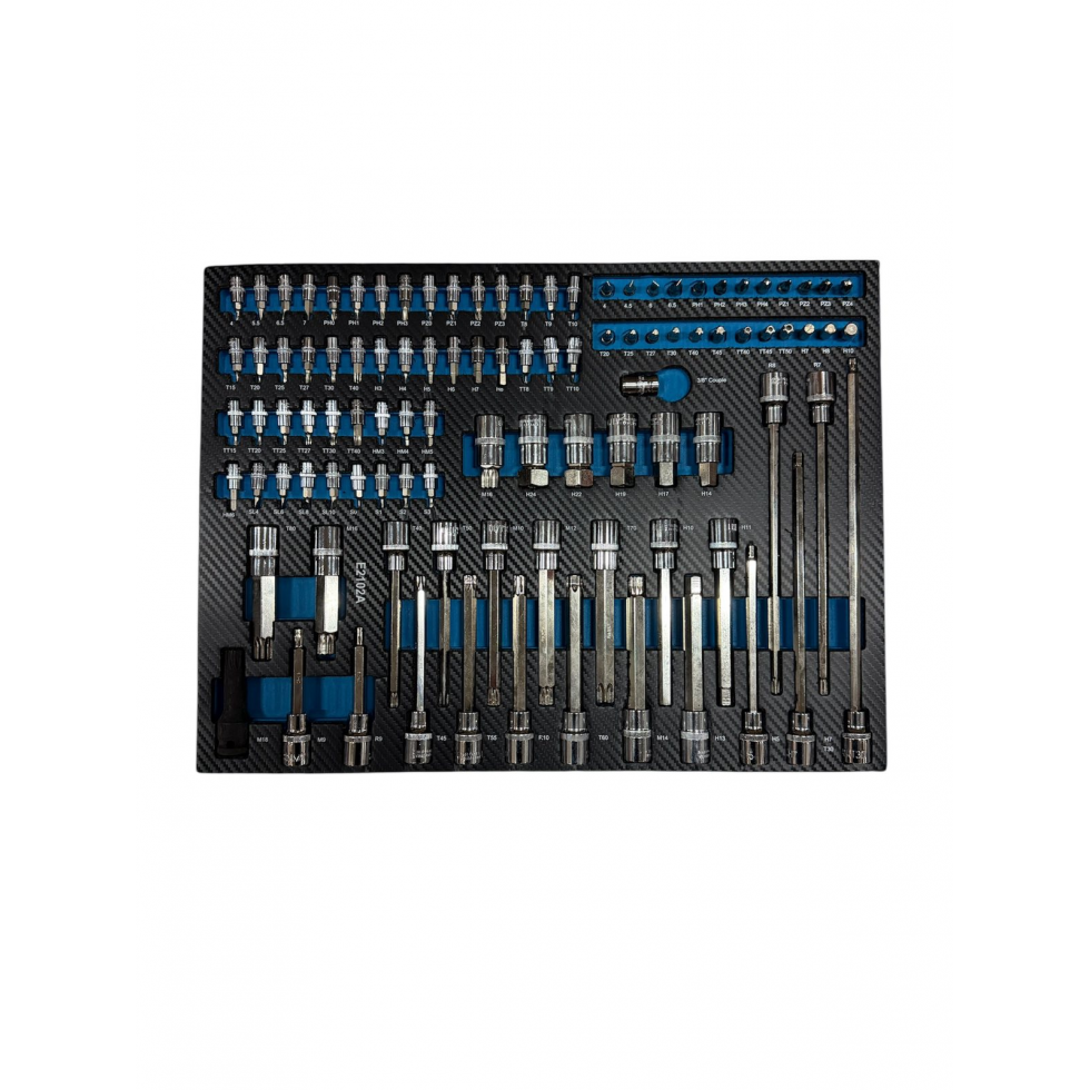 Професионален Шкаф за Инструменти STAHLMAYER MECHANIC LINE 293 части 8 чекмеджета Пълни Професионален Шкаф за Инструменти STAHLMAYER MECHANIC LINE 293 части 8 чекмеджета Пълни