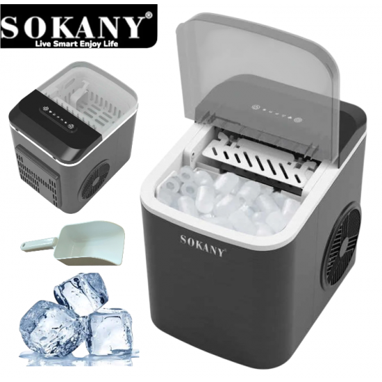 Ледогенератор 12кг лед SOKANY SK-03038 Машина за лед