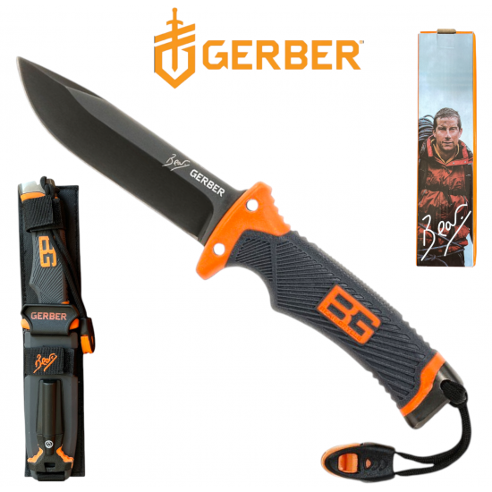 Универсален Нож Беар Грилс с Фини Ръбове и Фиксирано Острие Survival GERBER Нож