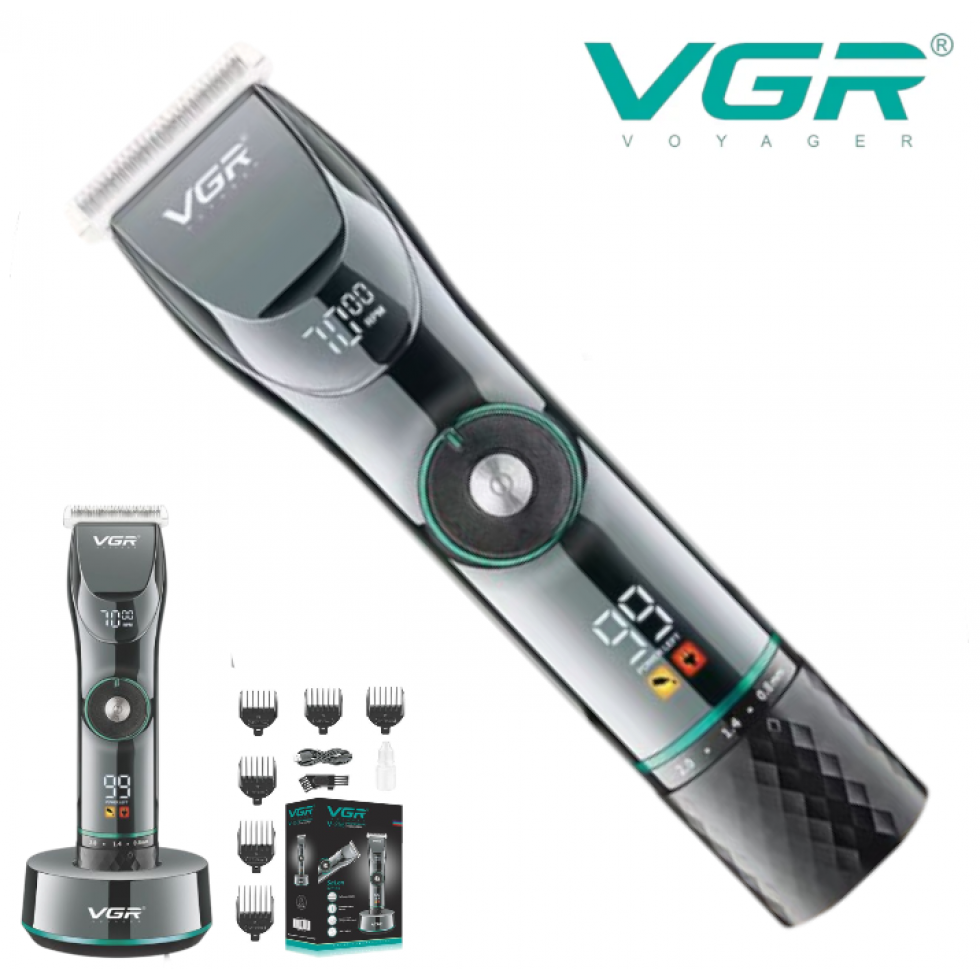 Машинка за Подстригване Професионална VGR V-256 за Коса и Брада Тример Машинка за Подстригване Професионална VGR V-256 за Коса и Брада Тример