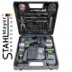 Акумулаторен Винтоверт 36V 8AH STAHLMAYER BLACK Серия + 40 части Инструменти Ударна Бормашина модел 2025 Акумулаторен Винтоверт 36V 8AH STAHLMAYER BLACK Серия + 40 части Инструменти Ударна Бормашина модел 2025