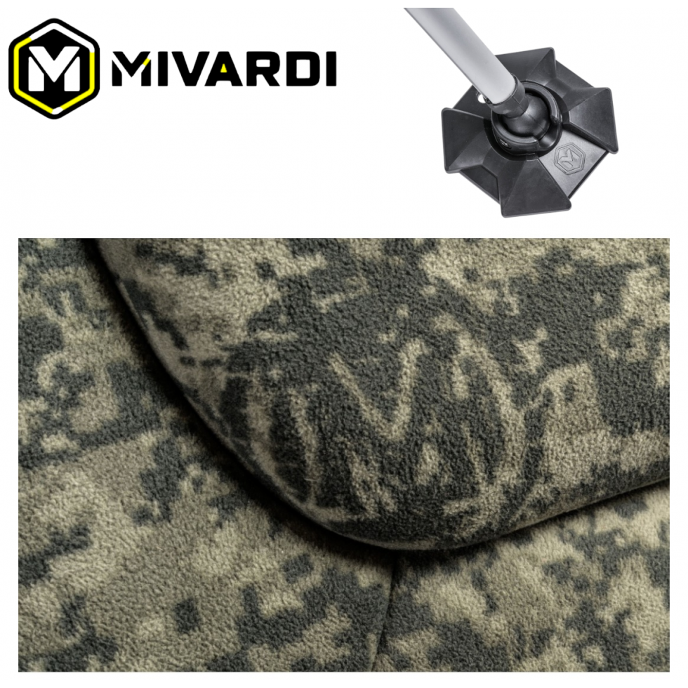 Стол Шаранаджийски Рибарски Mivardi Sofa Chair CamoCODE шаранджийски стол с регулируема облегалка