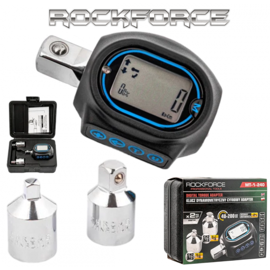 Цифров Динамометричен Адаптер 1/2” 40-200 Nm ROCKFORCE