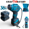 Акумулаторен Компресор за Гуми с 2 батерии 36V 8,0Ah KRAFTMASTER