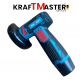 Акумулаторен Ъглошлайф 76мм и Двускоростен Винтоверт KRAFT MASTER 24V 6AH + 2 Броя батерии и Зарядно Накрайници и Дискове  