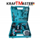 Акумулаторен Ъглошлайф 76мм и Двускоростен Винтоверт KRAFT MASTER 24V 6AH + 2 Броя батерии и Зарядно Накрайници и Дискове  