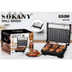 Електрически Грил Скара Тостер Сандвич Мейкър SOKANY SK-223