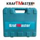 Акумулаторен Ъглошлайф 76мм и Двускоростен Винтоверт KRAFT MASTER 24V 6AH + 2 Броя батерии и Зарядно Накрайници и Дискове  