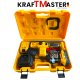 Акумулаторна Верижна Резачка за Клони и Дърва KRAFTMASTER 36V 10AH 30см 2 Батерии (Автоматично Смазване) с Дисплей син и жълт