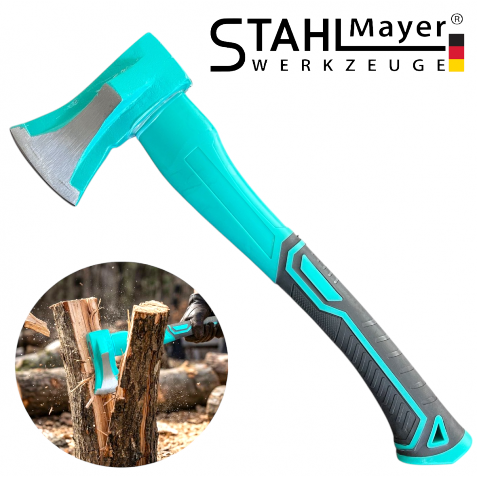 Брадва Тип Клин с Дръжка от Фибростъкло 700г 40см STAHLMAYER