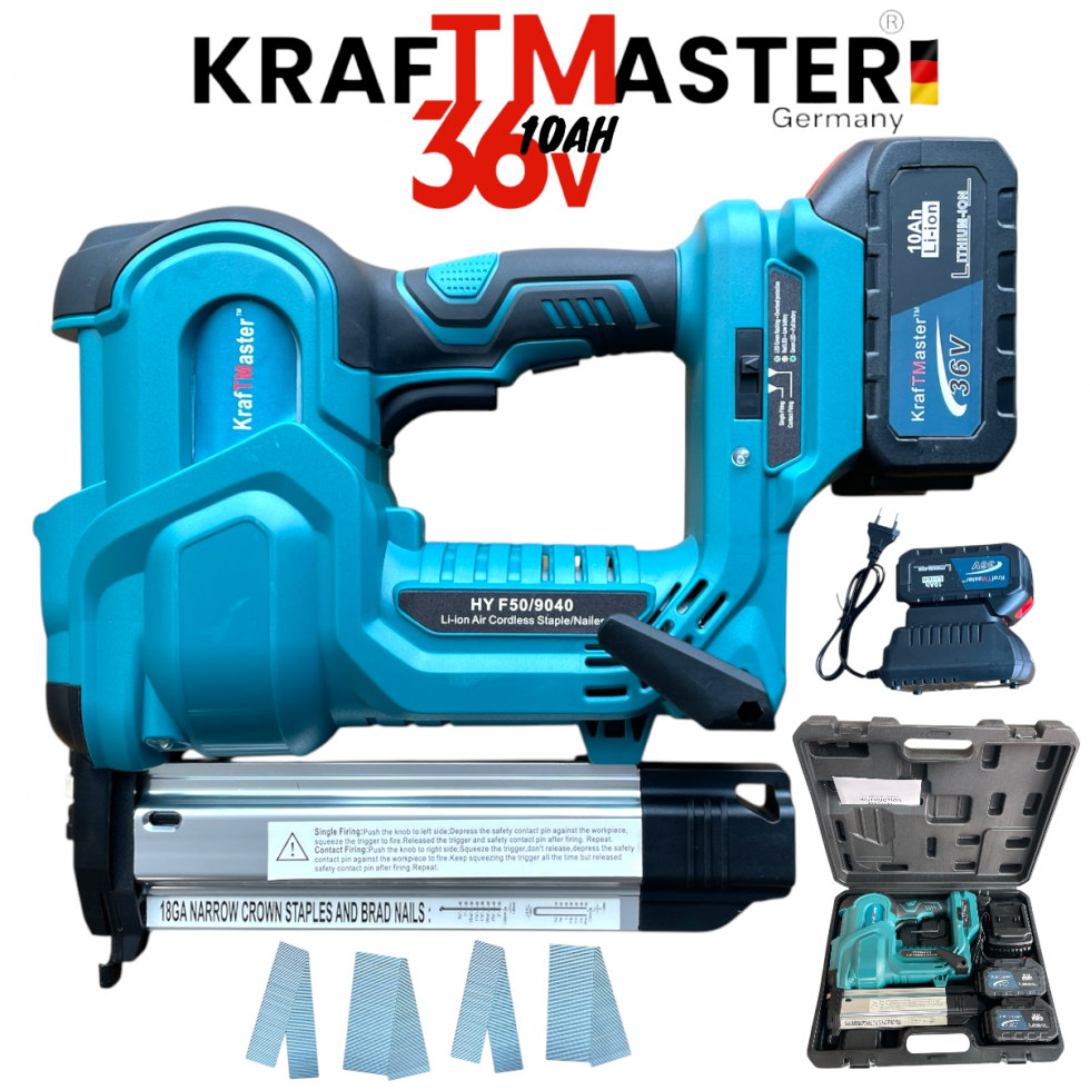 Акумулаторен Безчетков Такер KRAFT MASTER 36V 10AH 2 Батерии и Куфар Акумулаторен Безчетков Такер KRAFT MASTER 36V 10AH 2 Батерии и Куфар