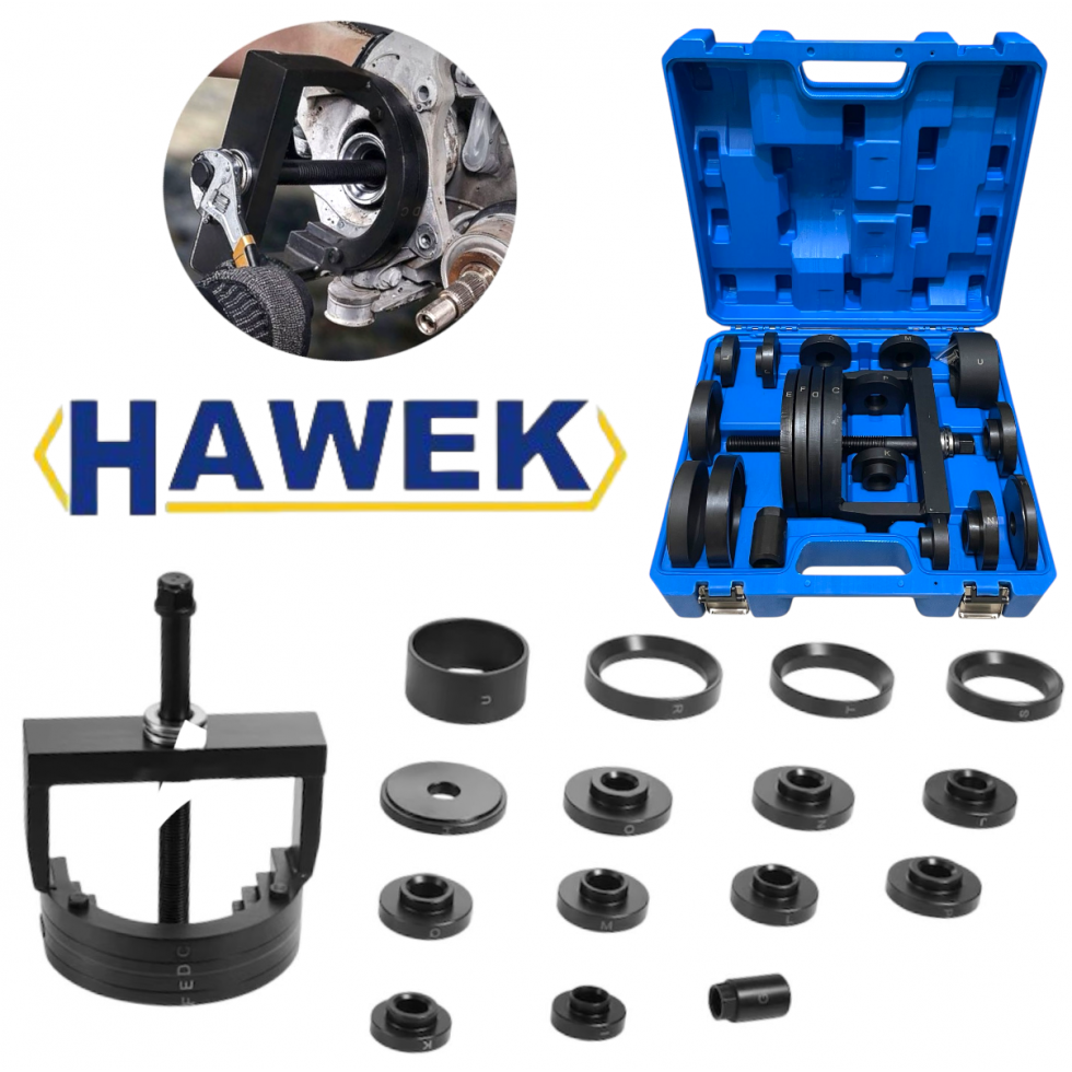 Комплект за Монтаж и Демонтаж на Главини Лагери и Тампони HAWEK HW-1192