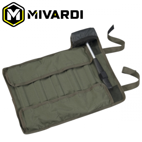 Колчета за Палатка + Гумен Чук Mivardi Bivvi peg set + Чук hammer