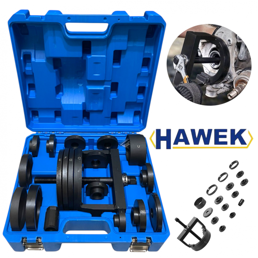 Комплект за Монтаж и Демонтаж на Главини Лагери и Тампони HAWEK HW-1192