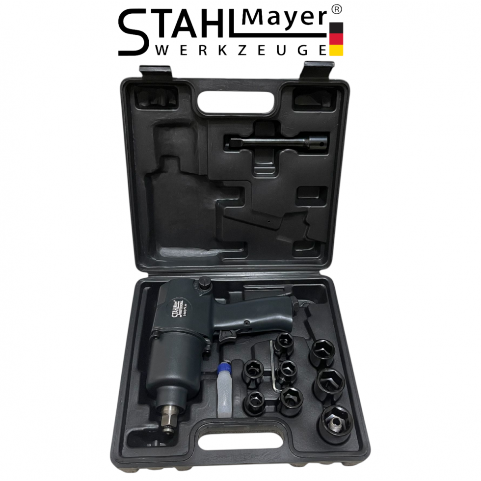 Пневматичен Ударен Гайковерт 1/2" 1400 Nm STAHLMAYER