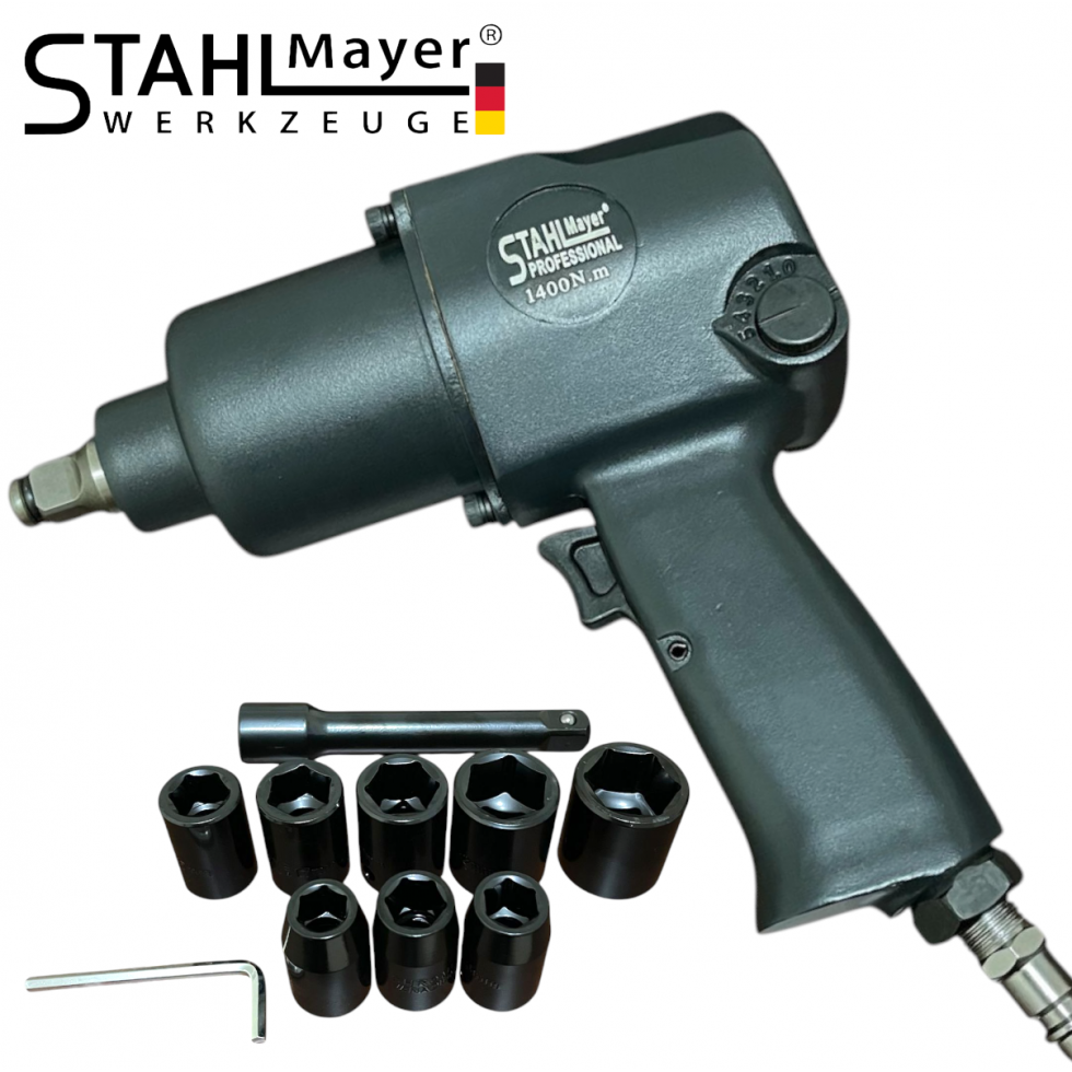 Пневматичен Ударен Гайковерт 1/2" 1400 Nm STAHLMAYER