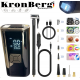 Акумулаторен Компресор за Гуми с Дисплей Безжичен с Фенер KRONBERG 150 PSI 3в1 Зарядно Power Bank