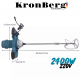 Строителен Миксер за Бетон Бъркалка за Цимент Лепило Боя и др. KRONBERG 2400W 220V Строителен Миксер за Бетон Бъркалка за Цимент Лепило Боя и др. KRONBERG 2400W 220V