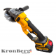Професионален Акумулаторен Безчетков Ъглошлайф KRONBERG 125мм 36V 10Ah 2 Батерии и Зарядно Устройство в Куфар Професионален Акумулаторен Безчетков Ъглошлайф KRONBERG 125мм 36V 10Ah 2 Батерии и Зарядно Устройство в Куфар