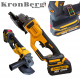 Професионален Акумулаторен Безчетков Ъглошлайф KRONBERG 125мм 36V 10Ah 2 Батерии и Зарядно Устройство в Куфар Професионален Акумулаторен Безчетков Ъглошлайф KRONBERG 125мм 36V 10Ah 2 Батерии и Зарядно Устройство в Куфар