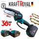 Телескопичен Прът и Акумулаторна Резачка Безчеткова за Клони 36V 8,0AH KRAFTROYAL 2 Батерии Безжичен Верижен Трион Телескопичен Прът и Акумулаторна Резачка Безчеткова за Клони 36V 8,0AH KRAFTROYAL 2 Батерии Безжичен Верижен Трион