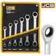 Ключове Тресчотни Двустранни JCB Комплект 6 части 8–19мм JCB-50621M Ключове Тресчотни Двустранни JCB Комплект 6 части 8–19мм JCB-50621M