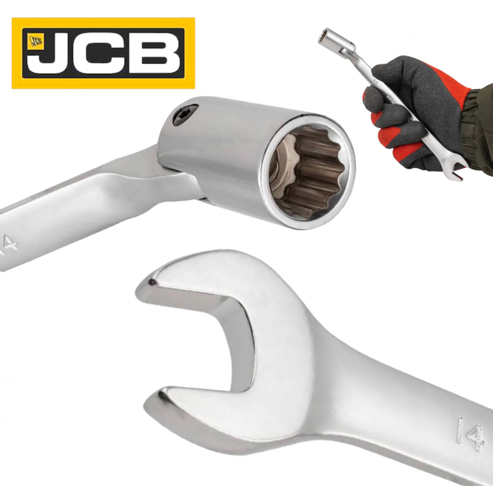 Глухи Ключове Звездогаечни Комплект JCB 10 части 8-2мм 5010R Глухи Ключове Звездогаечни Комплект JCB 10 части 8-2мм 5010R