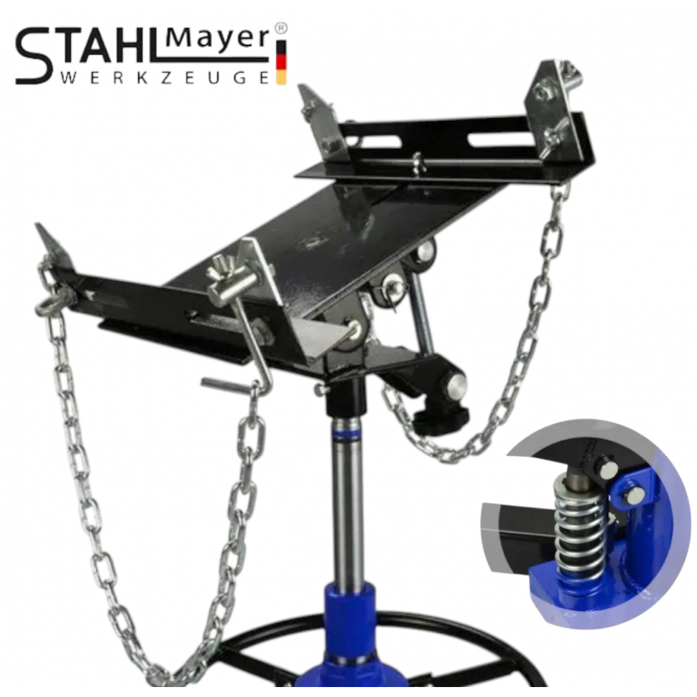 Крик за Скоростни Кутии Хидравличен с Двойна Помпа STAHLMAYER B-16-65 500кг 1800мм Крик за Скоростни Кутии Хидравличен с Двойна Помпа STAHLMAYER B-16-65 500кг 1800мм
