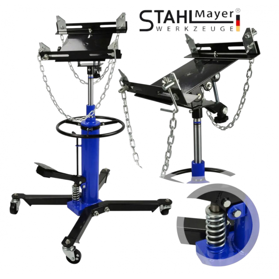 Крик за Скоростни Кутии Хидравличен с Двойна Помпа STAHLMAYER B-16-65 500кг 1800мм Крик за Скоростни Кутии Хидравличен с Двойна Помпа STAHLMAYER B-16-65 500кг 1800мм