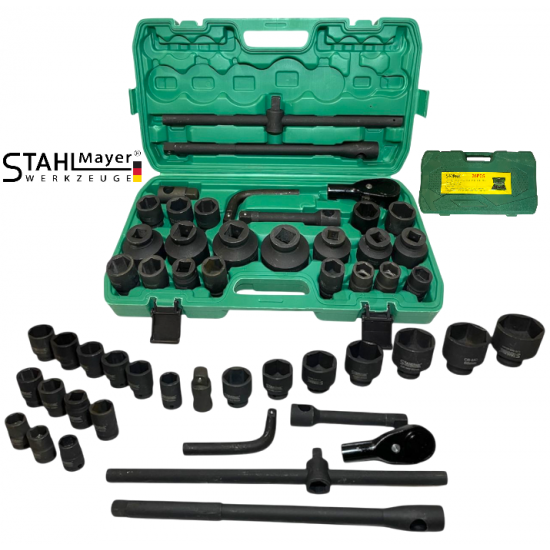 Гедоре Камионджийско 26 части STAHLMAYER 21-65мм ударни вложки CR-MO