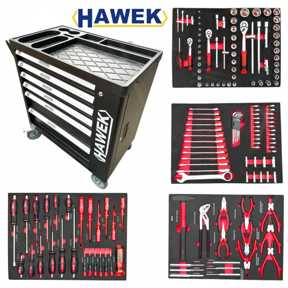 Шкаф с Инструменти HAWEK 6 Чекмеджета HW-2055 Шкаф с Инструменти HAWEK 6 Чекмеджета HW-2055