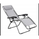 Метален Сгъваем Усилен Шезлонг с подлакътник и възглавница Черен или Сив Метален Сгъваем Усилен Шезлонг с подлакътник и възглавница Черен или Сив