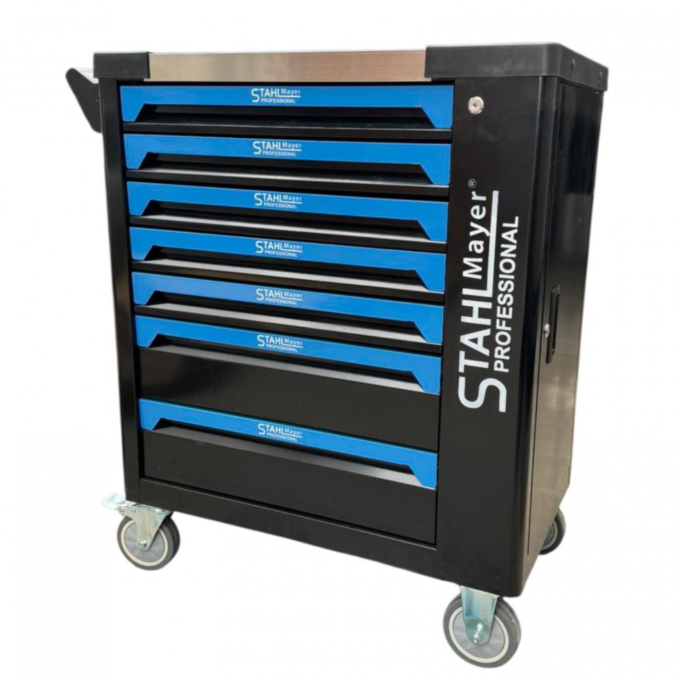 Професионален Шкаф с Инструменти 251 части STAHLMAYER BLUE Професионален Шкаф с Инструменти 251 части STAHLMAYER BLUE