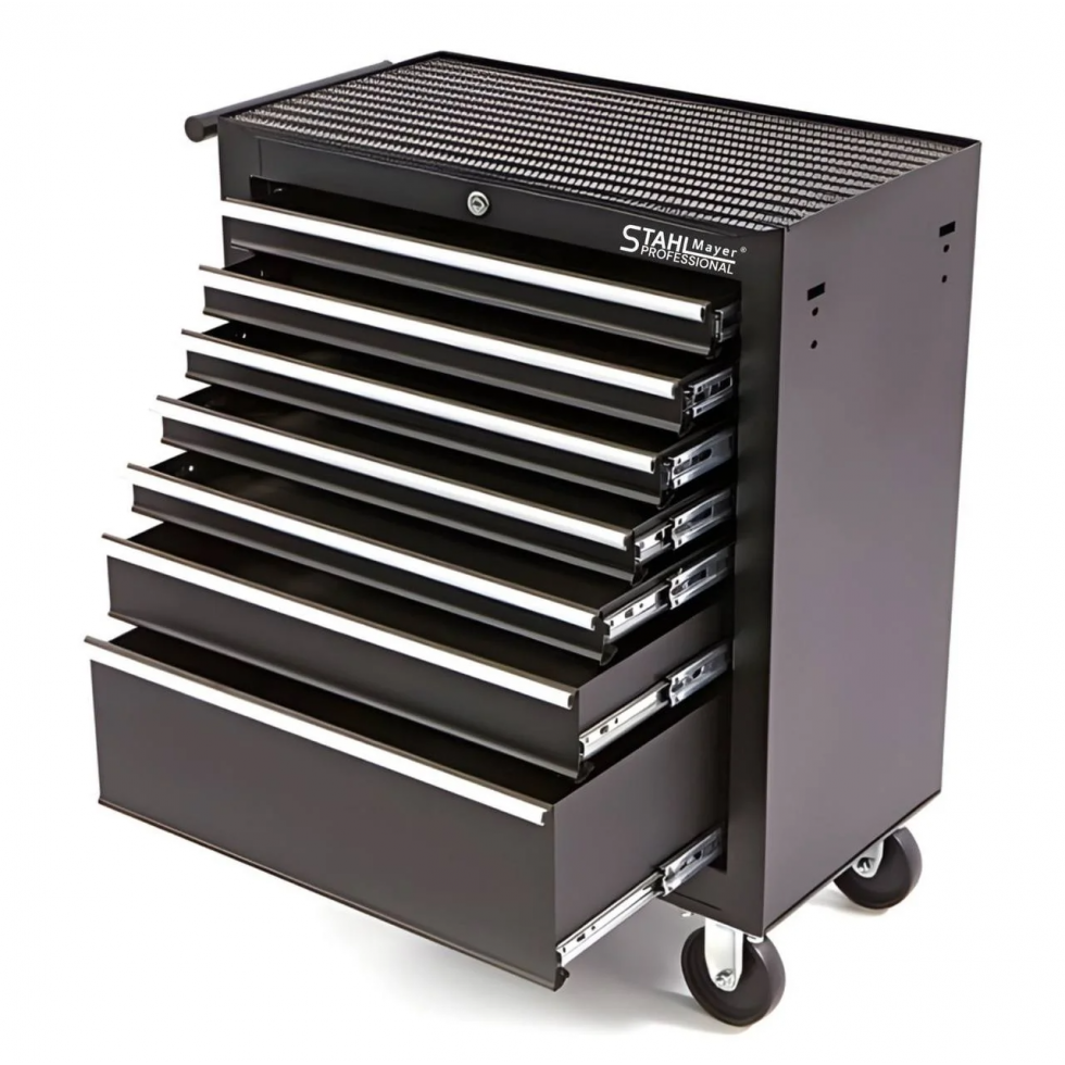 Количка Шкаф За Инструменти с 7 Чекмеджета STAHLMAYER – Eco Празни Чекмеджета за Инструменти